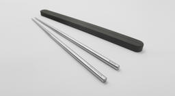 uqu 63020 Titanium Chopsticks - 眼鏡屋のつくる箸